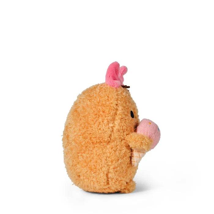 NOODOLL 蝴蝶結雪糕薯仔 公仔 Pinky Ricespud Mini Sitting Plush Toy - TOYZHOLIC