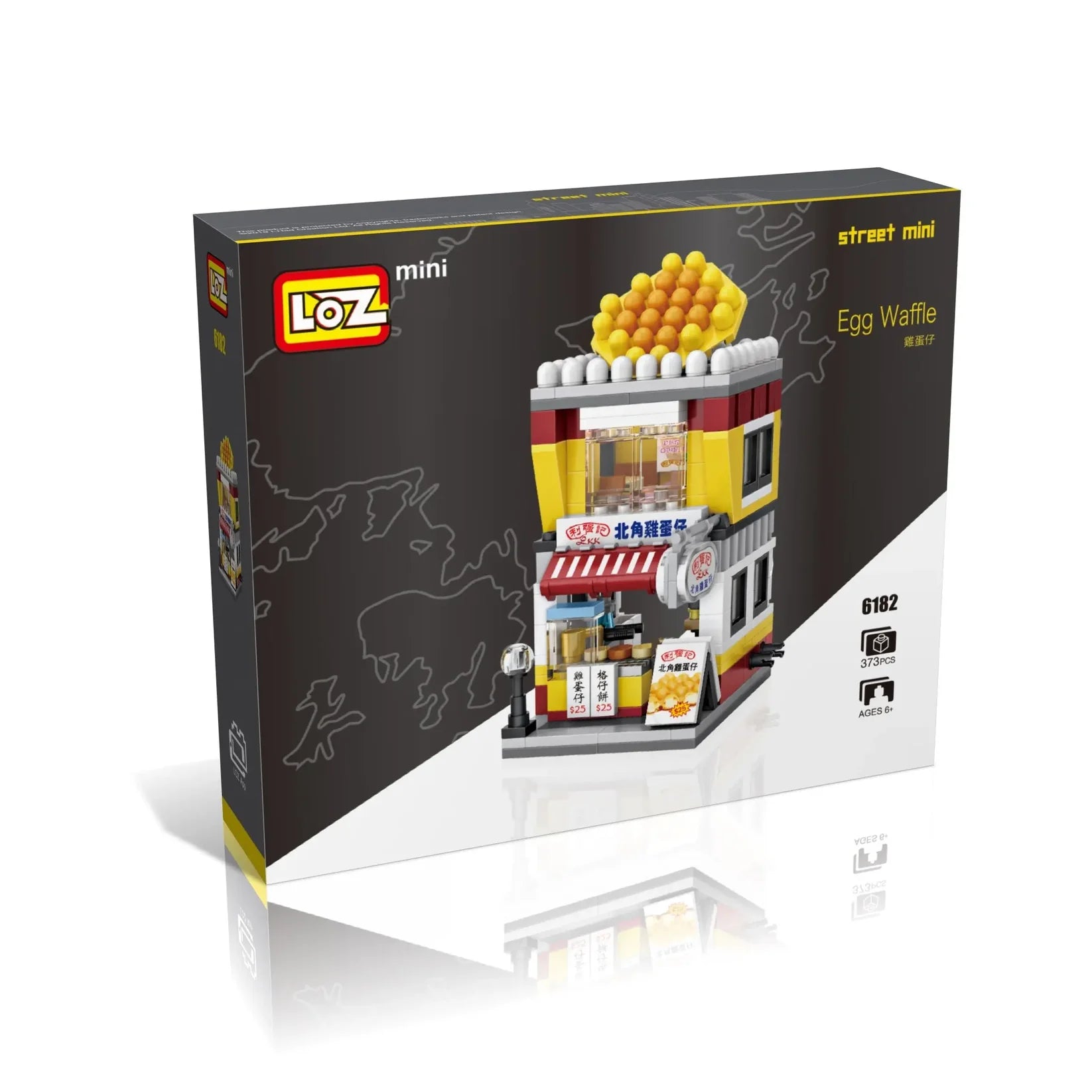 Loz 香港北角雞蛋仔店 迷你積木（授權版）North Point Egg Waffle Shop Mini Building Blocks (Authorized Version) - TOYZHOLIC